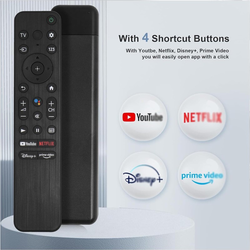RMF-TX800U for Sony TV Remote with Voice Function, Compatible with