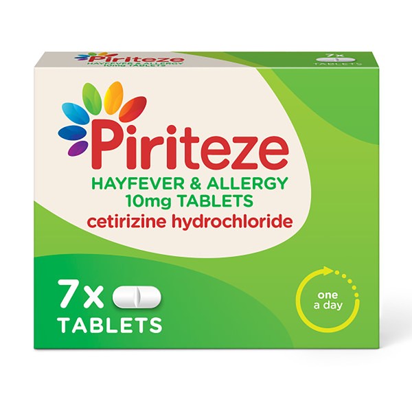 Piriteze One A Day Tablets, 7 Tablets