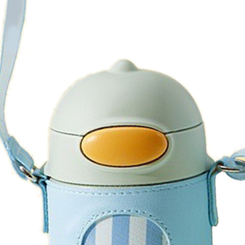 320ML Thermal Mug with Silicone Straw Children Heat Preservation Cup