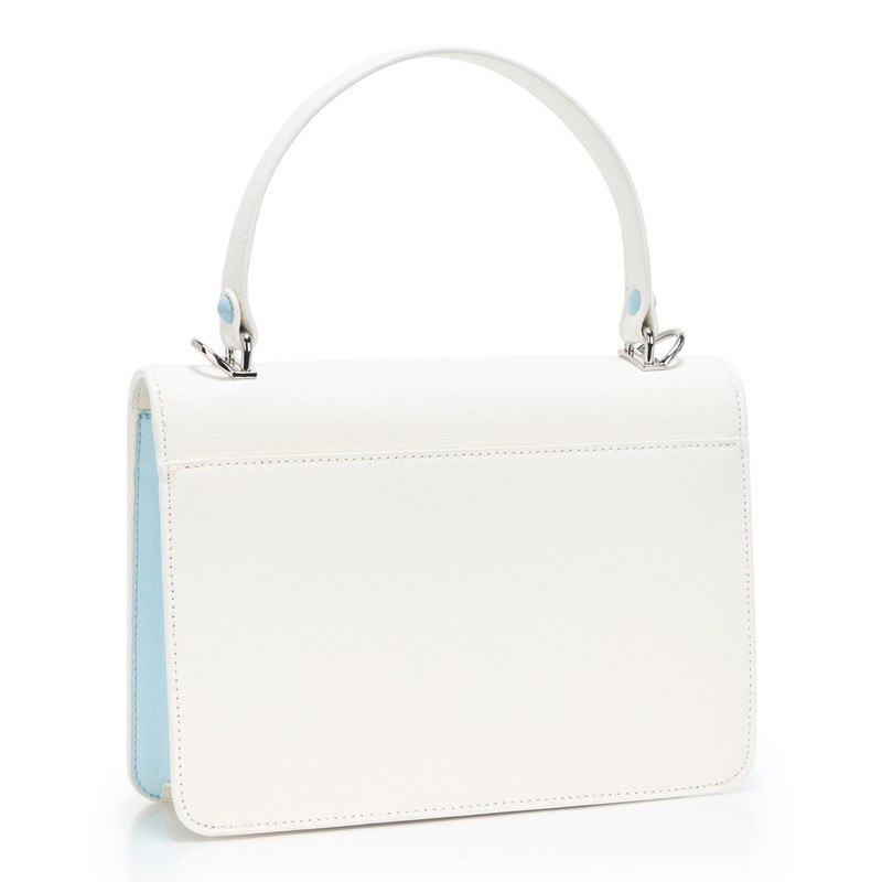 Karl Lagerfeld Paris Simone Logo Crossbody, Ivory/Candy