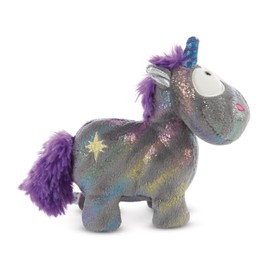 NICI Cuddly Toy Unicorn Star Bringer 13 cm - Soft Plush Stuffed Toy for Cuddling and Playing, Sparkling Plush Toy for Children & Adults, 48626, Ideal as a Gift, Grey