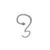 Statement Women's Ear Jewellery Snake Ear Cuff with Artificial Stones