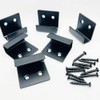 U Bracket Stainless Steel Mounting Brackets 1.6" x 1.3" Wall