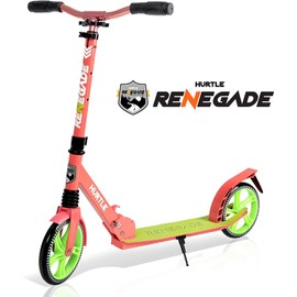 Hurtle Lightweight and Foldable Kick Scooter, Watermelon (HURTS89)