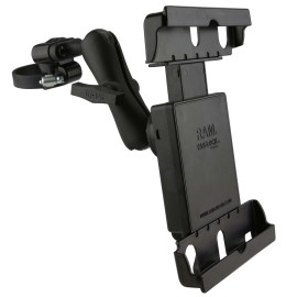 RAM-231Z-2-TABL20U  RAM ATV/UTV Rail Mount for 9"-10.5" Tablets w...