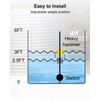 Sump Pump Alarm, 110dB Loud High/Low Water Alarm, with ON/Off