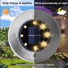 Rayolon Solar Ground Light, Waterproof Solar Garden Light, Upgraded Outdoor