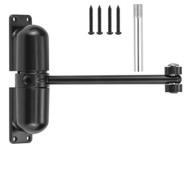 Safety Spring Door Closer, Adjustable Door Hinge for Indoor and Outdoor Use, Zinc Alloy Door Closer, Easy to Install, Automatic Door Closer, Pack of 1