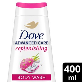 Dove Advanced Care Replenishing Body Wash shower gel with dragon fruit & coconut cream extracts for instantly lotion-soft skin 400 ml