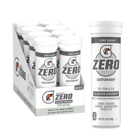 Gatorade Zero Tablets, Glacier Cherry 8 count (Pack of 10)