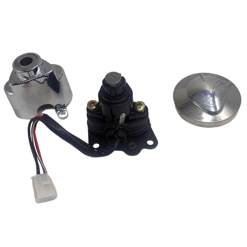 XDF Ignition Switch Fuel Gas Tank Cap Cover Helmet Steering