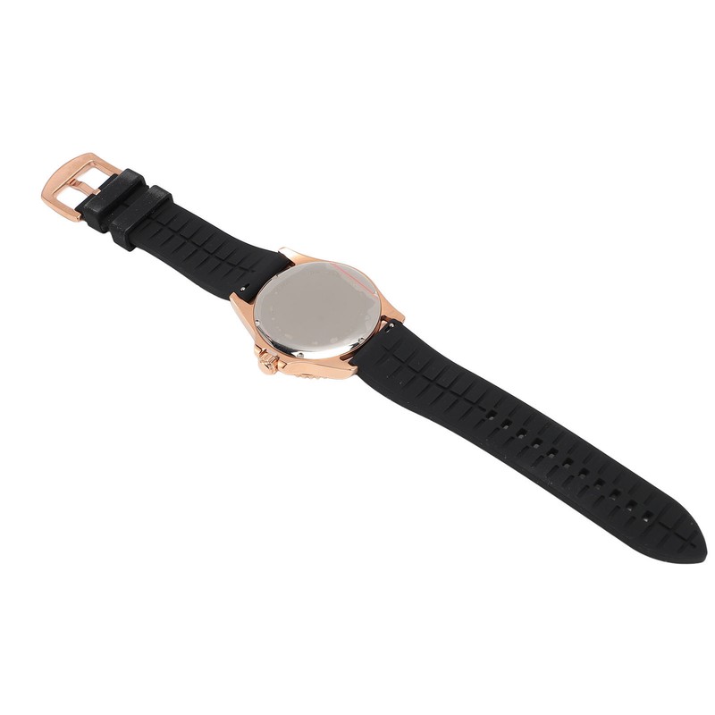 Men Field Watch Mineral Glass 50M Waterproof Silicone Strap Luminous