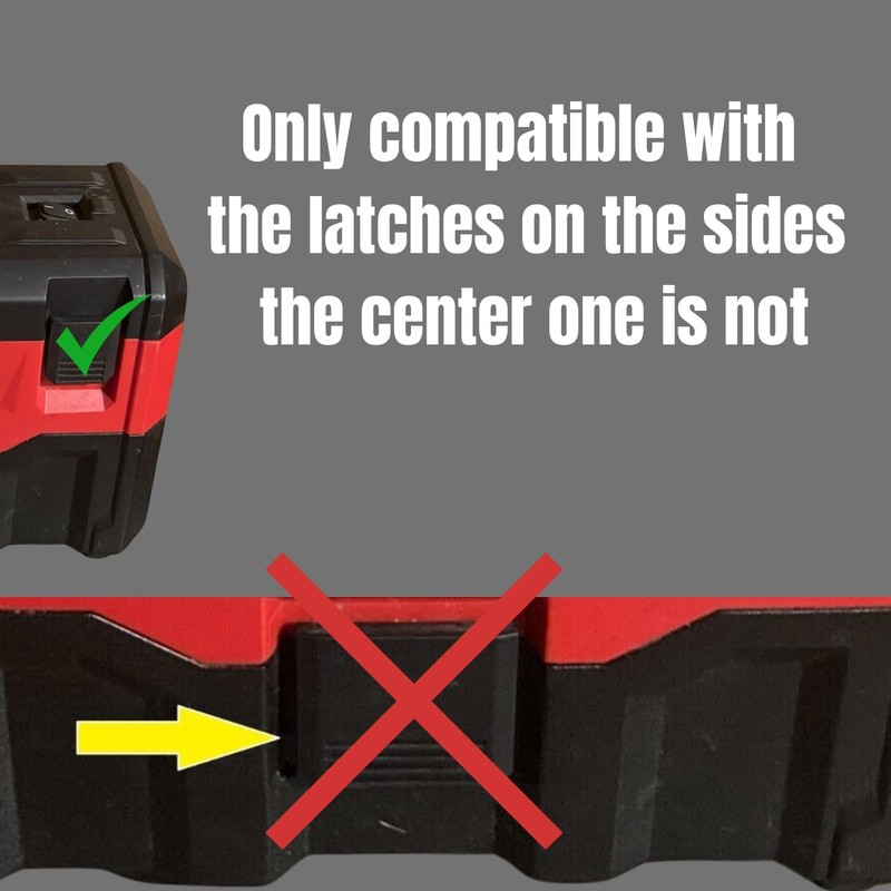 EMALPE Replacement Top Latch Hinge for Milwaukee 0880-20 M18 M18VC2