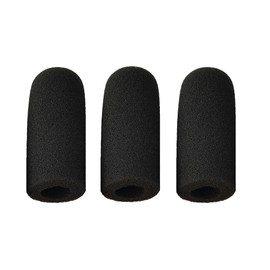 3 Pack Soft Mic Foam Covers Windscree for David Clark M7A Mic Cover, M-4 / M-7 / H10 / H20 /DC PRO-X2 / PRO-2 / DC ONE-X ENC Lightspeed Aviation Headsets Microphone (3 Pack)