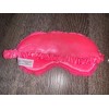 Claire’s Plush Pink Rhinestone Quilted Sleeping Mask Super Soft Satin