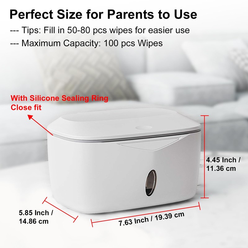 Wipes Dispenser with Weighted Plate, X2 PRO, Seposeve Perfect Pull