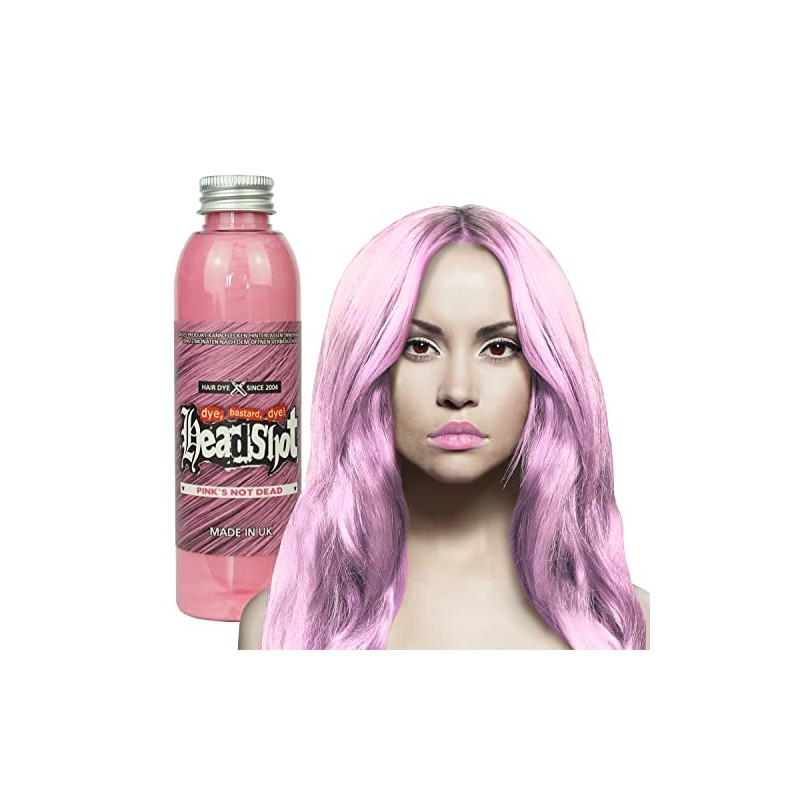 Headshot Pink's Not Dead Pastel Pink Semi-Permanent Hair Dye 150ml