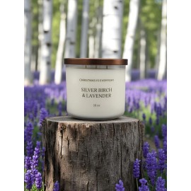 CHRISTMAS IS EVERYDAY SILVER BIRCH & LAVENDER Jo Malone type (dupe) CHRISTMAS is EVERYDAY CANDLE CO