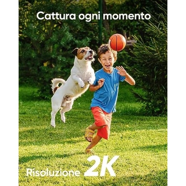 eufy Security SoloCam C210 Outdoor Surveillance Camera, 2K Resolution, No