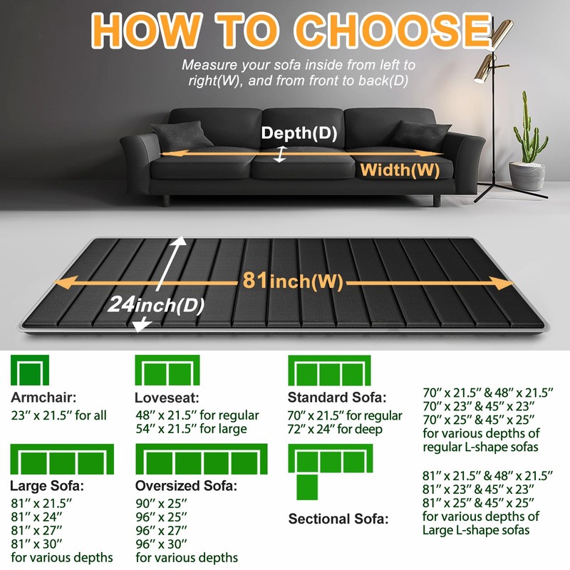 LAVEVE Heavy Duty Couch Cushion Support Board for Sagging Sofa,