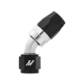 Mishimoto MMFT-SW-10-45 -10AN Braided Line Fitting, 45 Degree