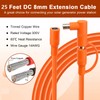 MOOKEERF 14AWG DC 8mm Extension Cable for Solar Panel 25FT,DC7909