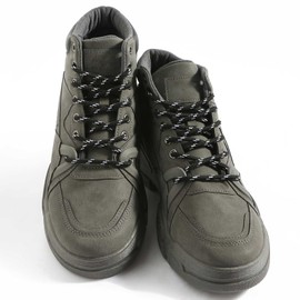 VSUDO Round Boot Laces, Hiking Boot Laces, Heavy Duty Work Shoe Laces, Strong Hiking Boot Laces, Black with white polka dots, 120 cm - 1 pair