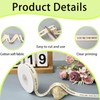 PQZKLDP Cotton Herringbone Ribbon - Natural Twill Tape for Custom