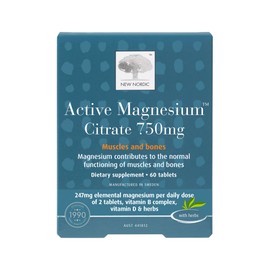 New Nordic Active Magnesium Citrate 750mg 60t