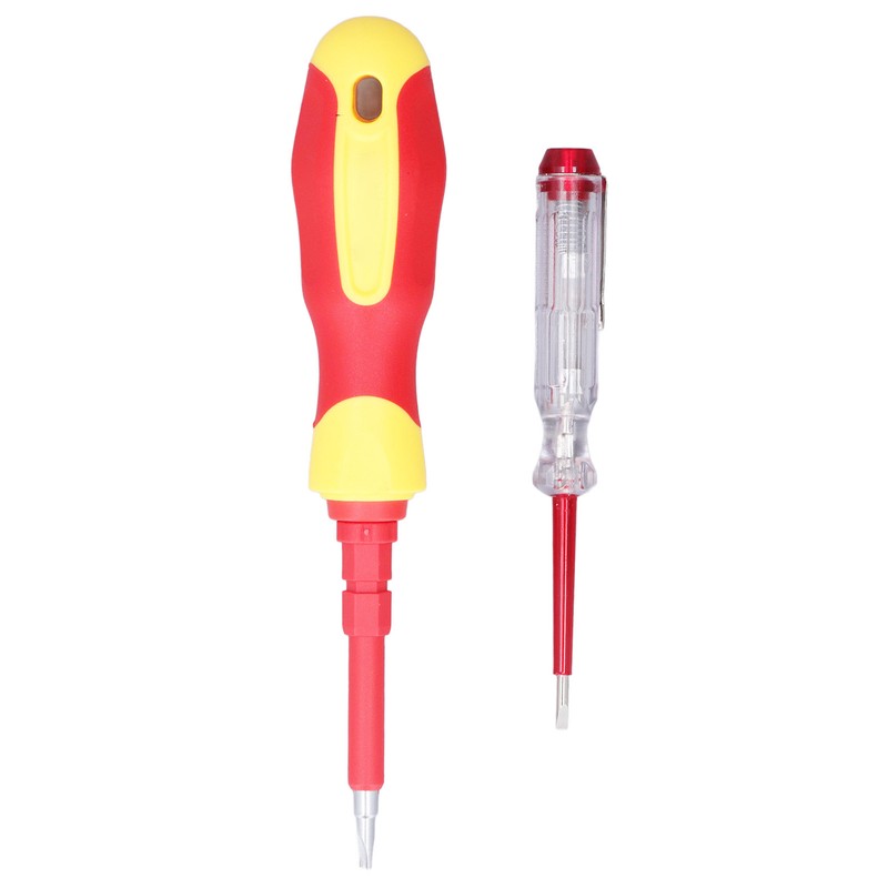 5Pcs Insulated Electrician Screwdriver Set 500V Professional Heavy Duty Cross