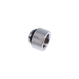 Alphacool Eiszapfen G1/4" Male to Female 10mm Extender Fitting, Chrome