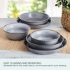 Pfaltzgraff Amara Slate 6 Piece Dinnerware Bowl Set, Service for