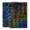 IdeaFormer-3D Rainbow Confetti PEF+Galaxy PEY Placa de construcción lisa para