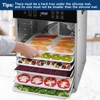 6 Pcs Silicone Dehydrator Trays 11 x 11 Inch, Square