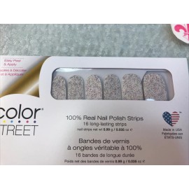 Color Street Nail Polish Strips Color Candied Lavender 16 Long Lasting Strips