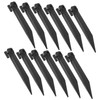 ABOOFAN 50pcs Heavy Duty Plastic Tent Stakes Windproof Ground Pegs