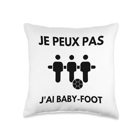 I Can Not Have Football Table Football Gift Throw Pillow