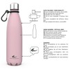 Daikoku Stainless Steel Bottle + Adjustable Strap + Carabiner, BPA