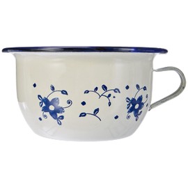 IBILI - 919322 - Sena Chamber Pot,White/Blue, 22 Cm
