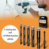 DECKRKAT 7-Piece Dry Diamond Drill Bits & Carbide Tile Drill