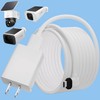 25FT Power Extension Cable for eufy SoloCam S220/SoloCam S340/eufyCam S300