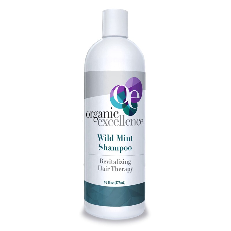 Organic Excellence Mint Shampoo, 16 Ounce