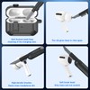 RFUNGUANGO for AirPods Pro Case Cover with Cleaner Kit, Military