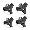 RUIENGCOMM 4Pcs Lawn Mower Handle Knobs Nut Bolt Plastic Handle