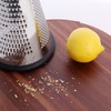 Cone Cheese Grater with Handle Stainless Steel Triple Function Wood