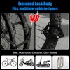 Cableet Heavy Duty 87cm Folding Bike Lock - Thickened Alloy