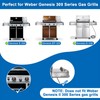 Full-Size Griddle Inserts for Weber Genesis 300 Gas Grills Flat