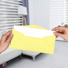 Canary Premium Pastel #10 Business Envelopes – Great for Holiday, Office, Invoices, Letters, Mailings| 4 1/8 x 9 1/2 Inches | 50 per Pack