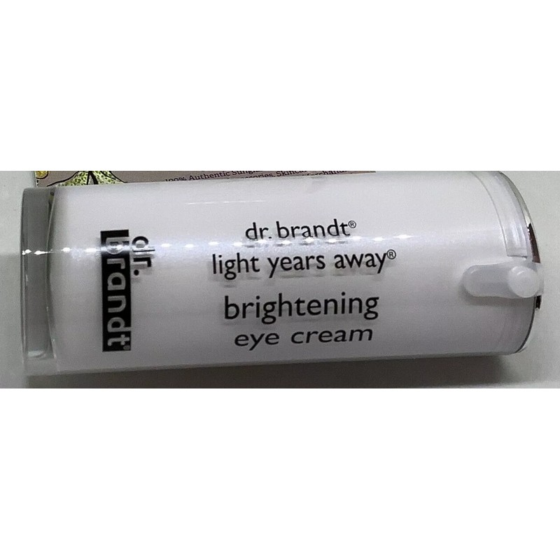 DR. BRANDT LIGHT YEARS AWAY BRIGHTENING EYE CREAM 0.5oz ACTIVE