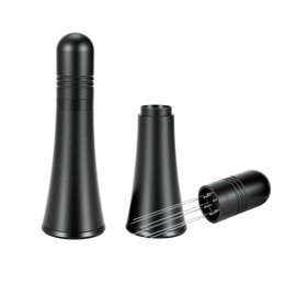 IKAPE Mantis WDT Distribution Tool, V3-58.5 mm Espresso Stirrer Distribution Tool for Barista - 8 Needle Espresso Stirrer with Dosing Funnel & Stand, Adjustable Needle Height, Walnut Handle